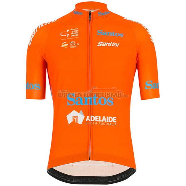 Abbigliamento Ciclismo Tour Down Under Ochre Manica Corta 2019 Arancione